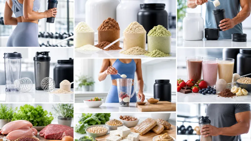 Protein types at a glance: whey, casein, plant-based and more