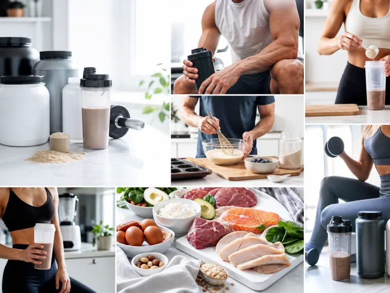 Zubereitung: Proteinpulver mischen, backen und in Mahlzeiten einbauen